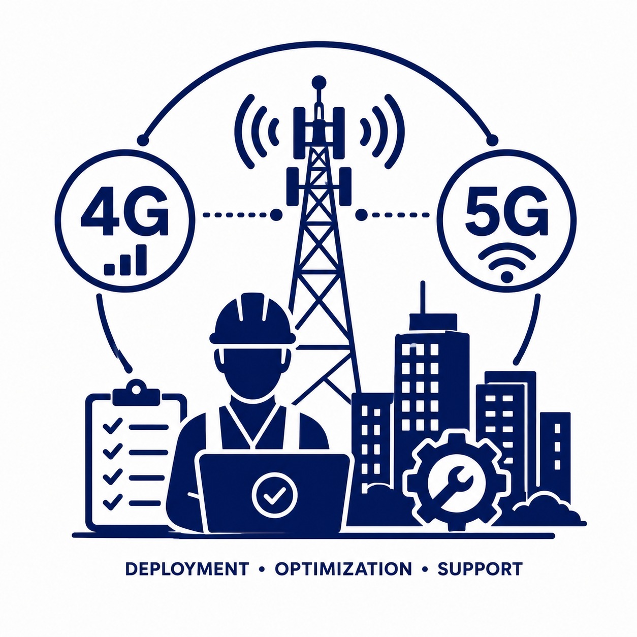 4G and 5G rollout projects
